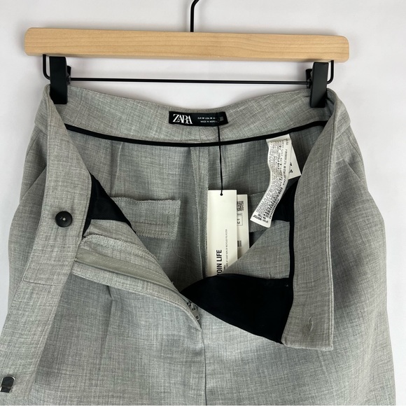 Zara Women’s Menswear Style Straight Leg Pants - Picture 8 of 13